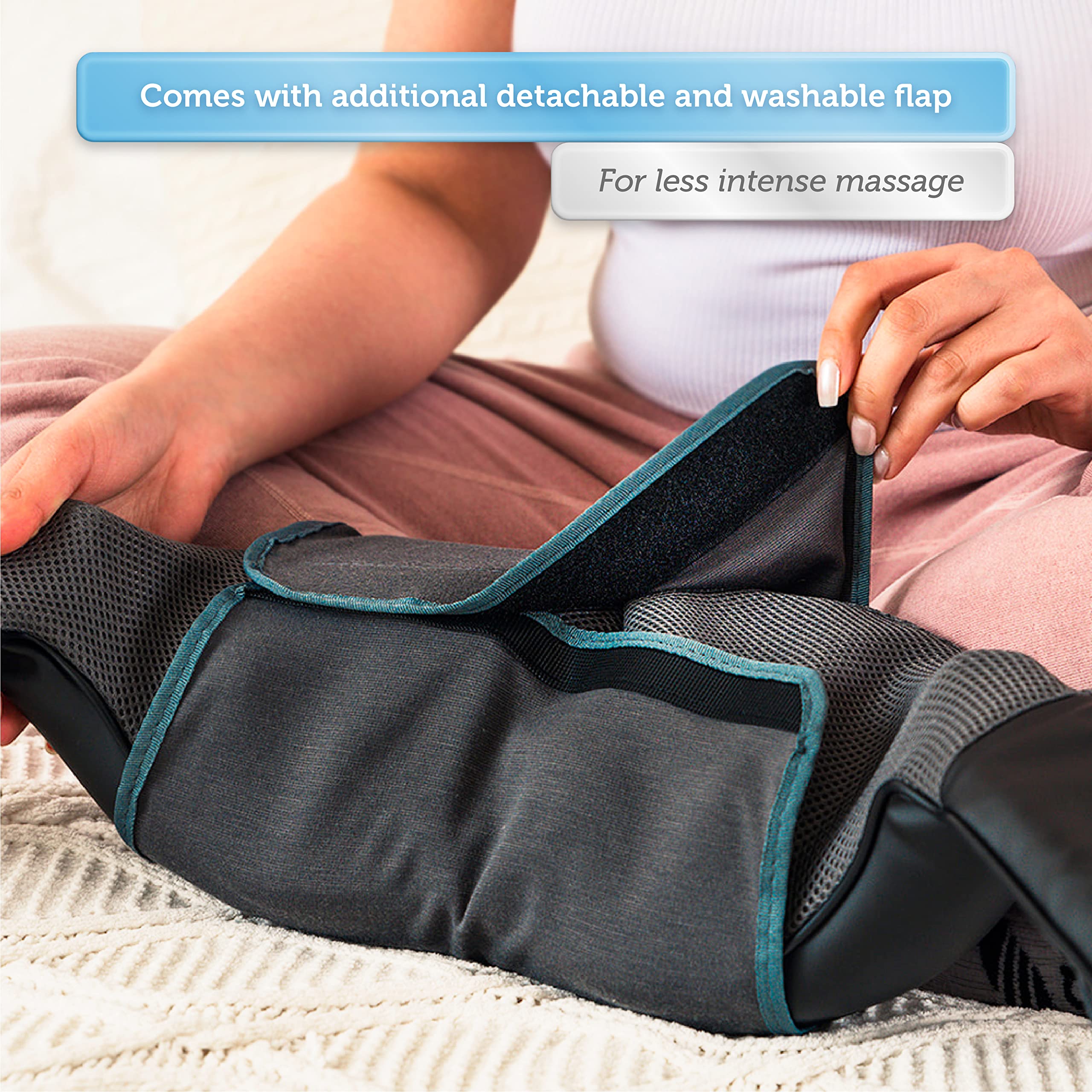 comfier-masseur-cervical-et-dos-shiatsu-4d-chauffant-avec-8-n-uds-rotatifs-et-sa image 8