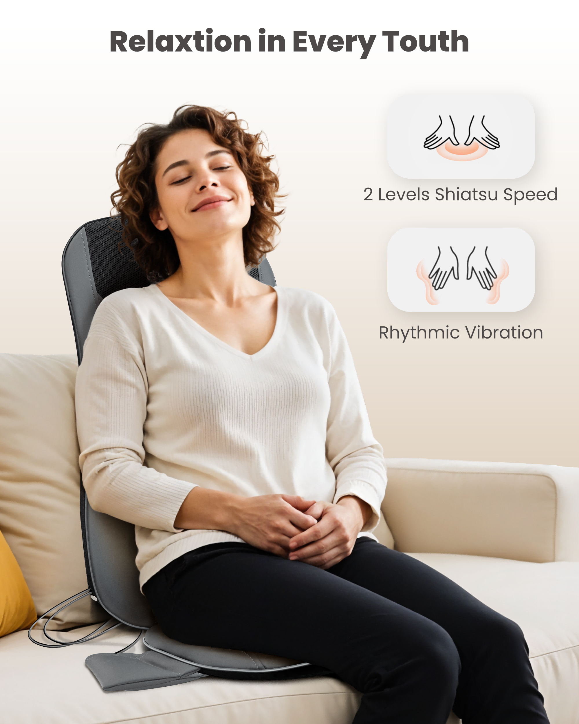 comfier-cf-2405-masseur-de-dos-shiatsu-portable-pour-chaise-avec-chaleur-et-vibr image 2