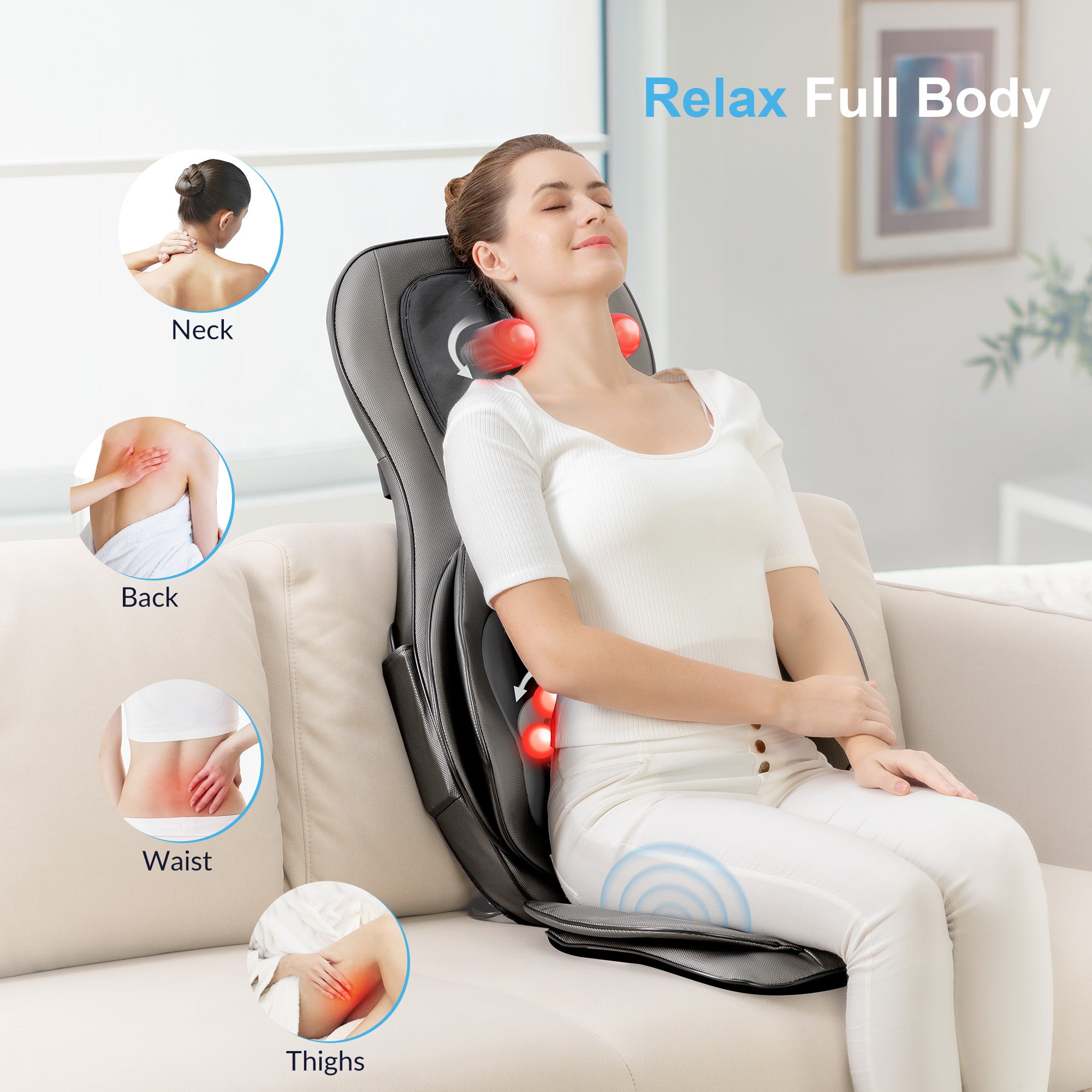 comfier-cf-2309a-fauteuil-de-massage-shiatsu-neck-back-avec-chaleur-et-compressi image 5