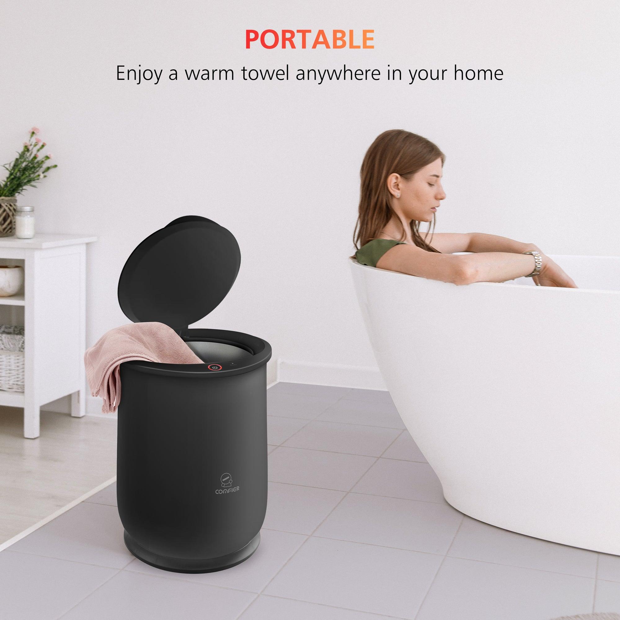 comfier-819-chauffe-serviettes-grand-format-pour-salle-de-bain-chauffe-en-1-minu image 6