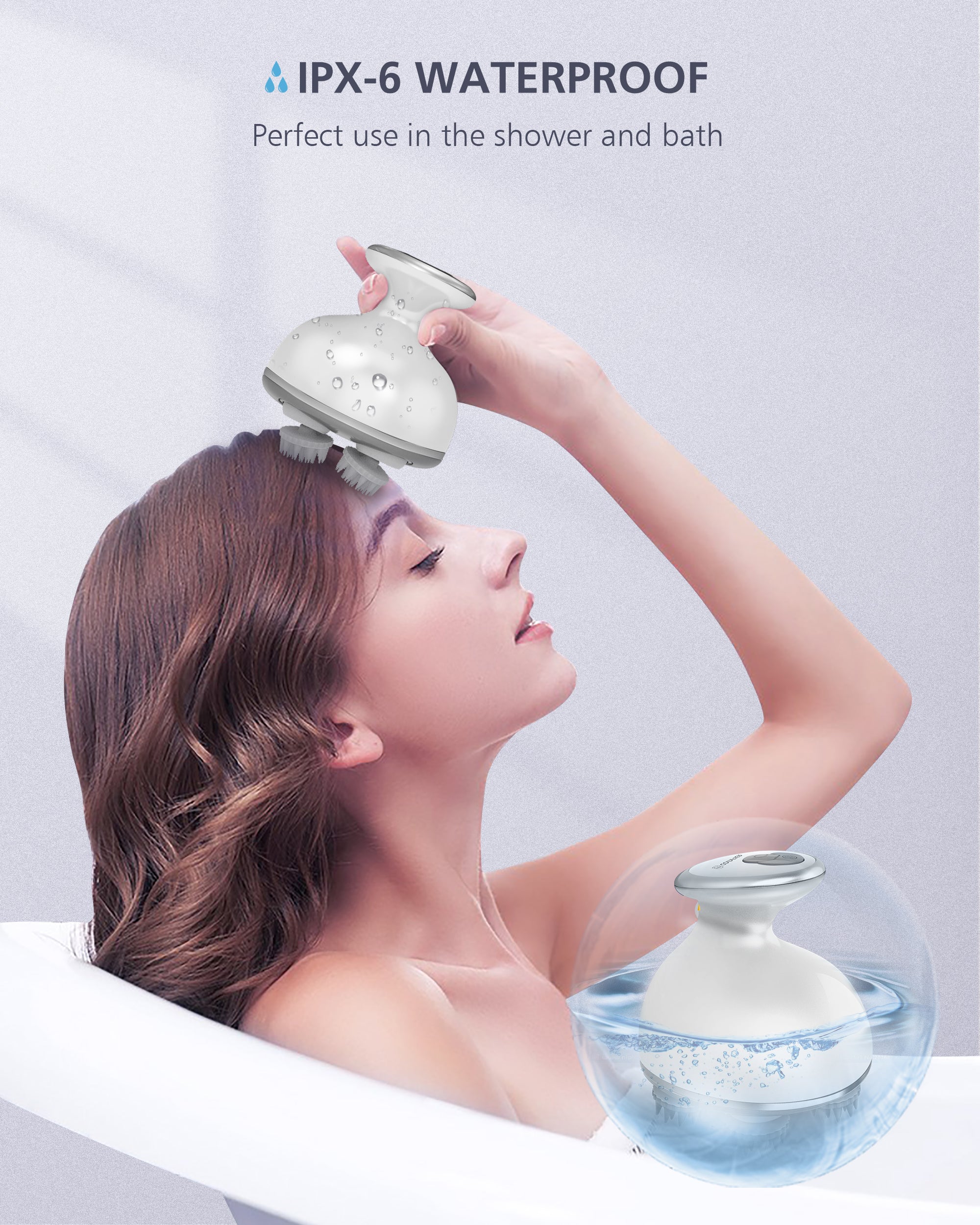 comfier-4903w-masseur-de-t-te-et-du-cuir-chevelu-sans-fil-avec-4-t-tes-en-silico image 5