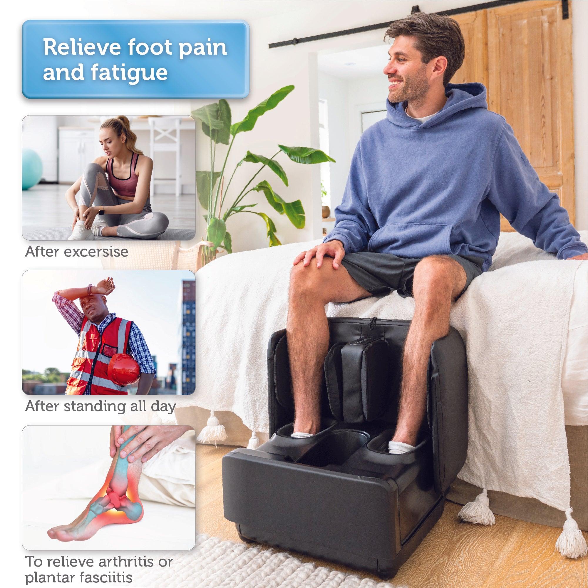 comfier-5001-masseur-de-pieds-et-mollets-shiatsu-2-en-1-avec-repose-pieds-chauff image 2