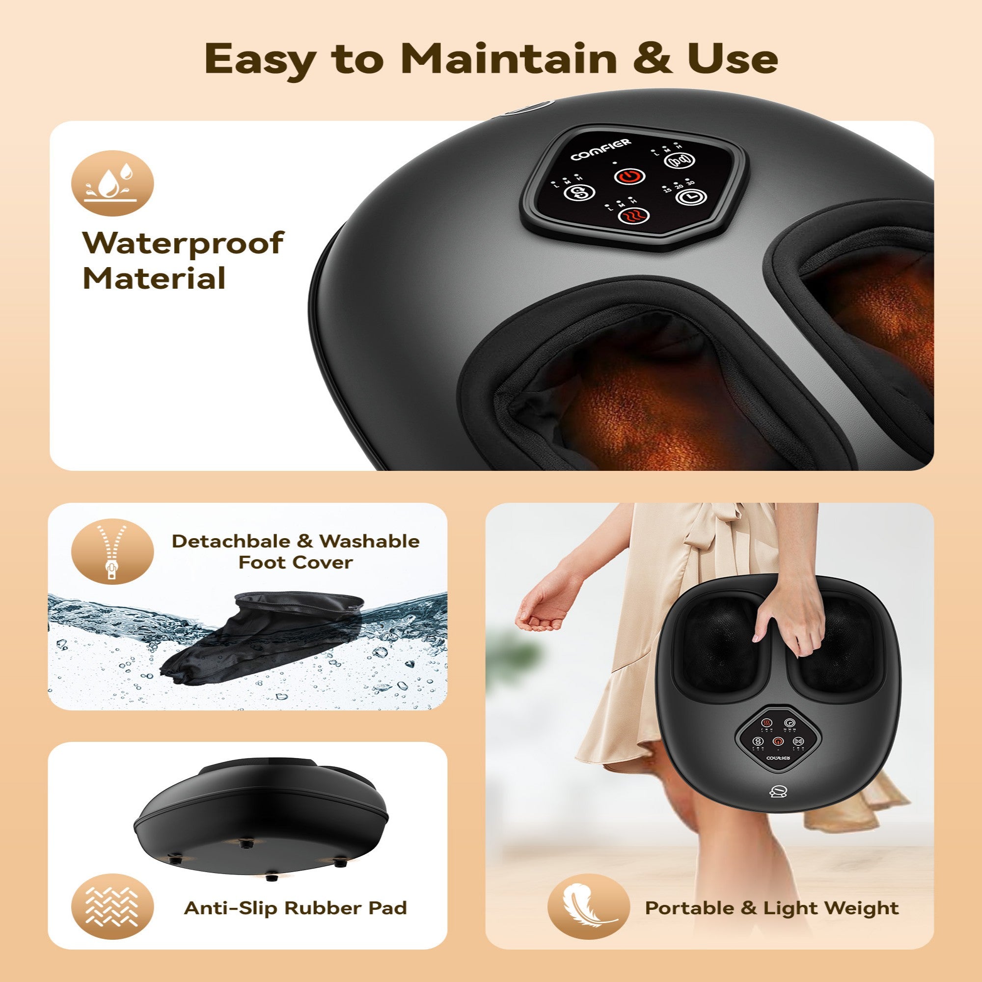 comfier-5425-masseur-de-pieds-shiatsu-surdimensionn-chaleur-et-p-trissage-roulan image 7