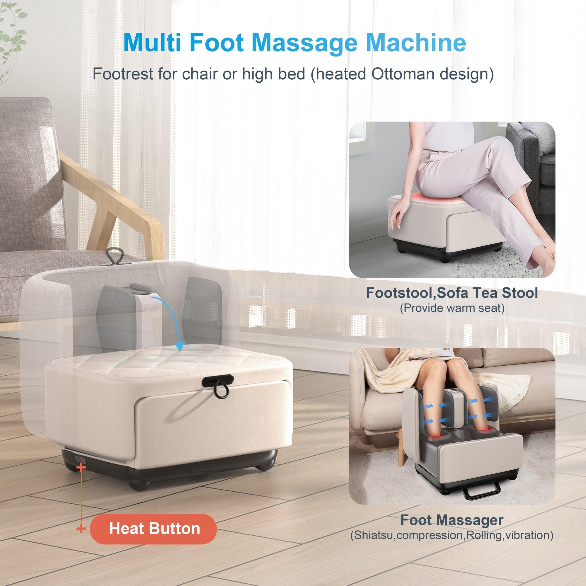 comfier-5001-app-masseur-pieds-et-mollets-2-en-1-avec-repose-pieds-pliable-et-co image 2