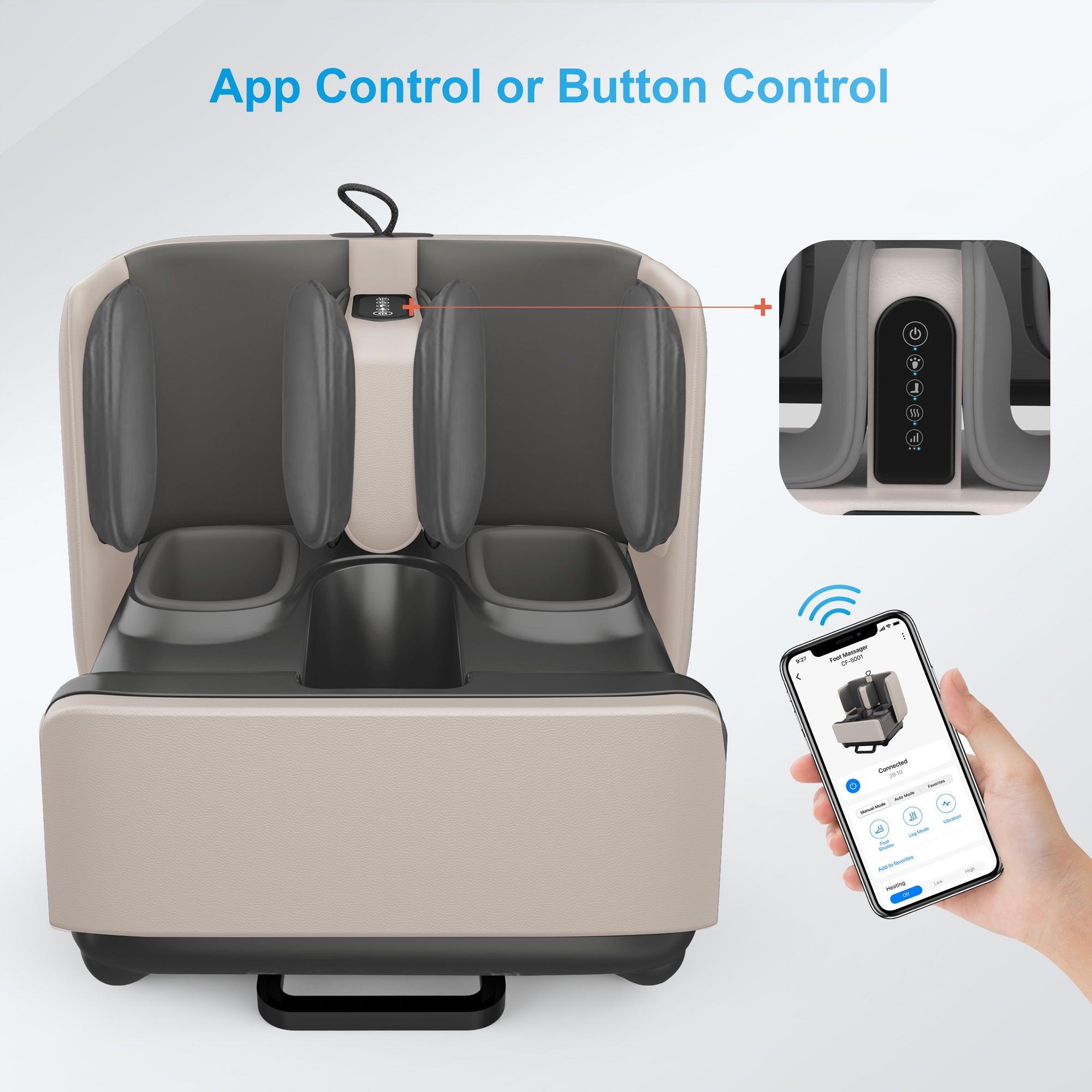 comfier-5001-app-masseur-pieds-et-mollets-2-en-1-avec-repose-pieds-pliable-et-co image 3