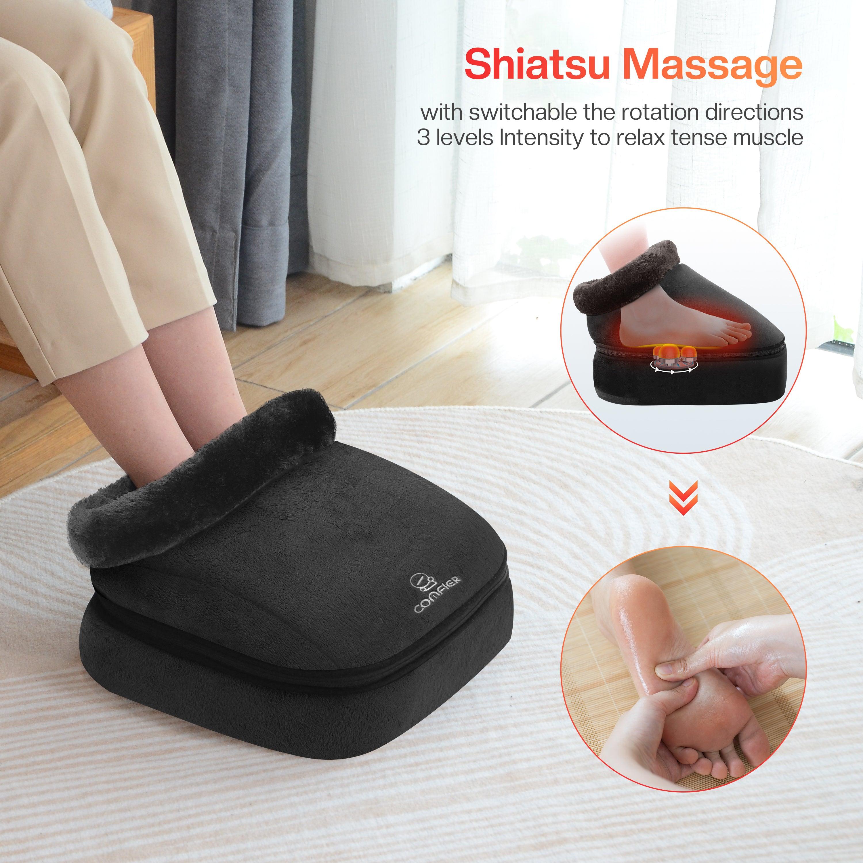 comfier-cf-5202-chauffe-pieds-lectrique-shiatsu-2-en-1-en-peluche-ultra-douce-po image 4