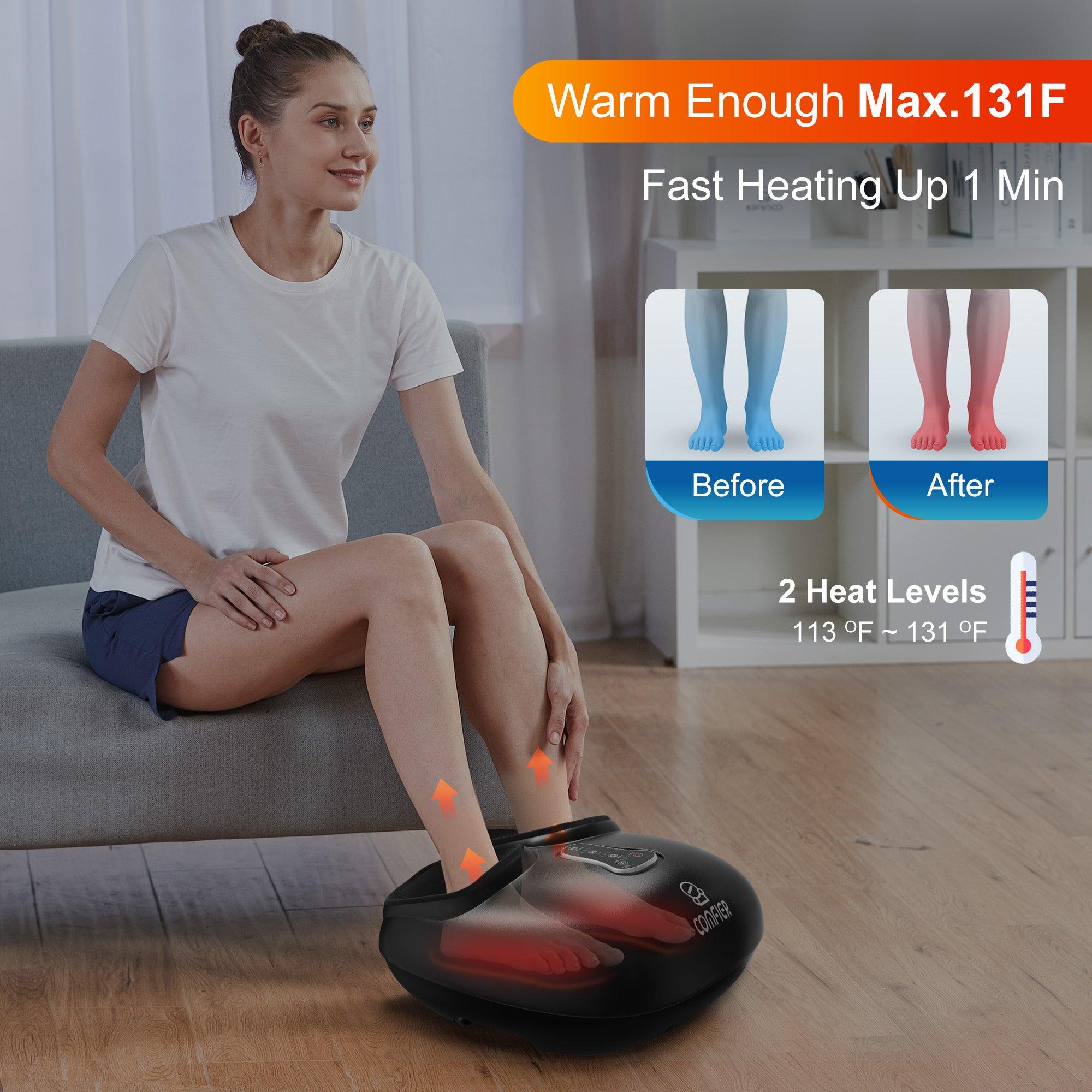 comfier-5212-masseur-de-pieds-shiatsu-avec-fonction-pause-chaleur-compression-et image 4