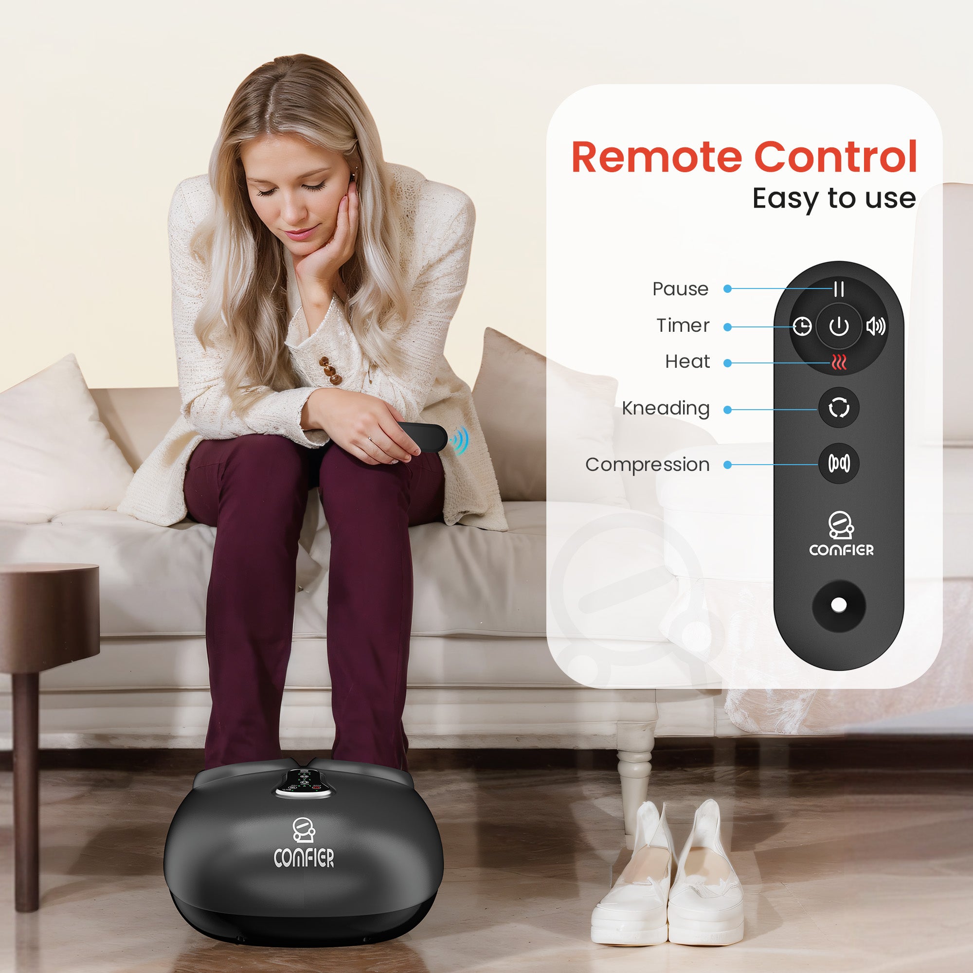 comfier-5212rc-masseur-de-pieds-shiatsu-avec-t-l-commande-pause-chaleur-compress image 3