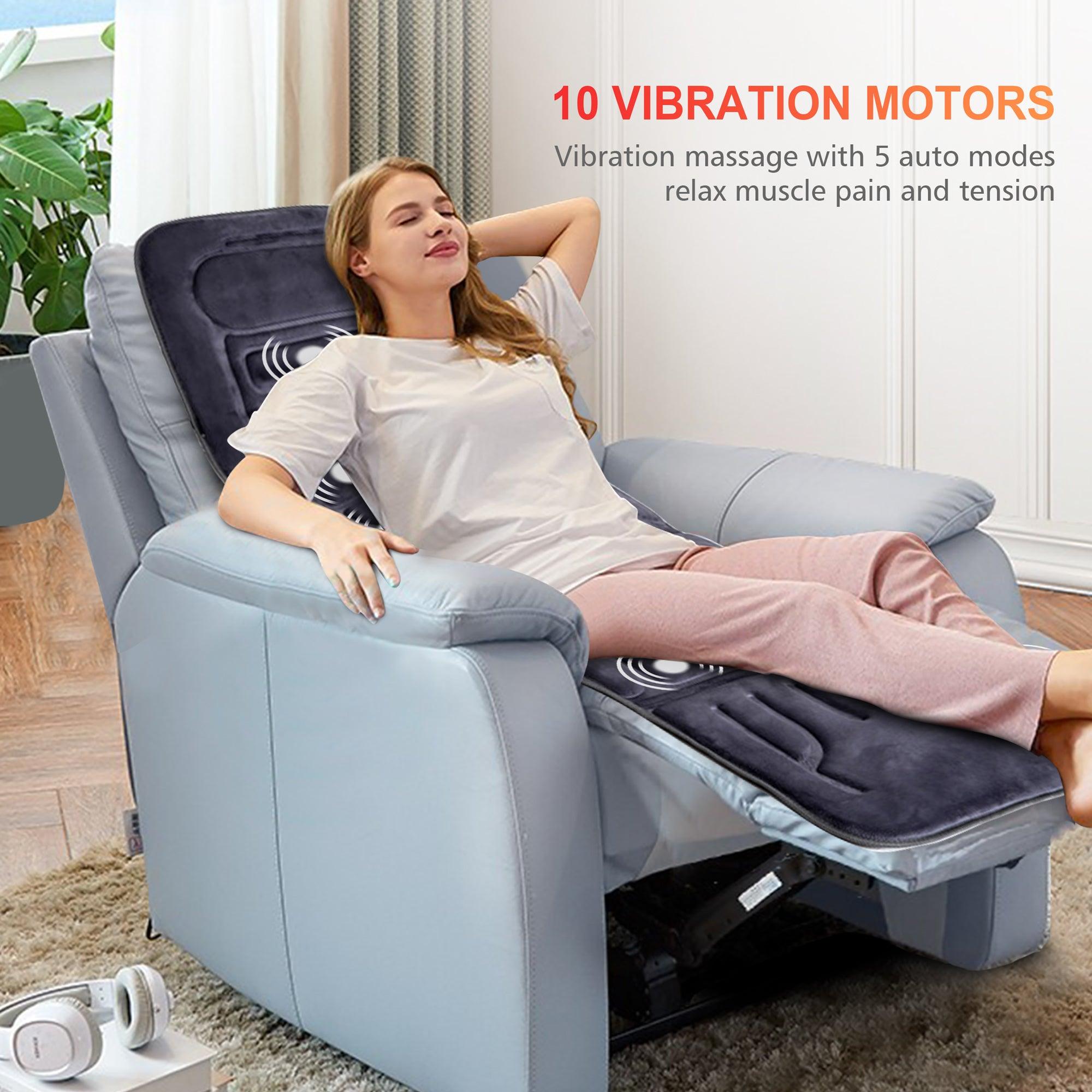 comfier-3703-tapis-de-massage-vibrant-corps-entier-avec-10-moteurs-5-modes-3-int image 3