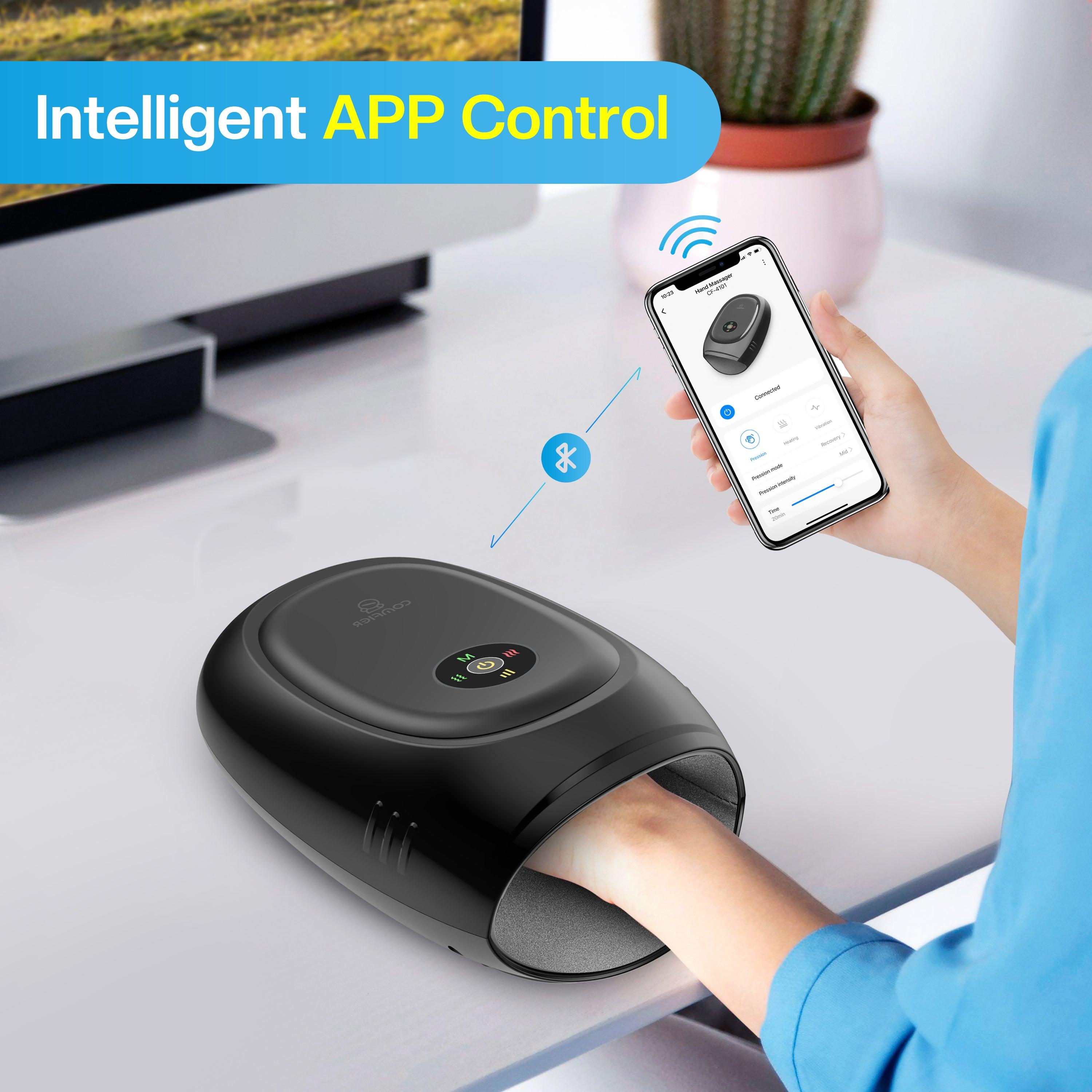 comfier-cf-4101-masseur-de-main-sans-fil-avec-contr-le-app-compression-vibration image 2