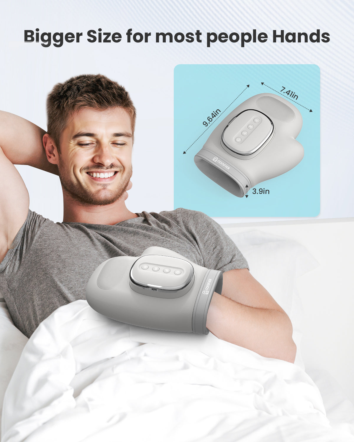 comfier-4403-masseur-de-mains-sans-fil-2026-avec-chaleur-et-compression-5-niveau image 5