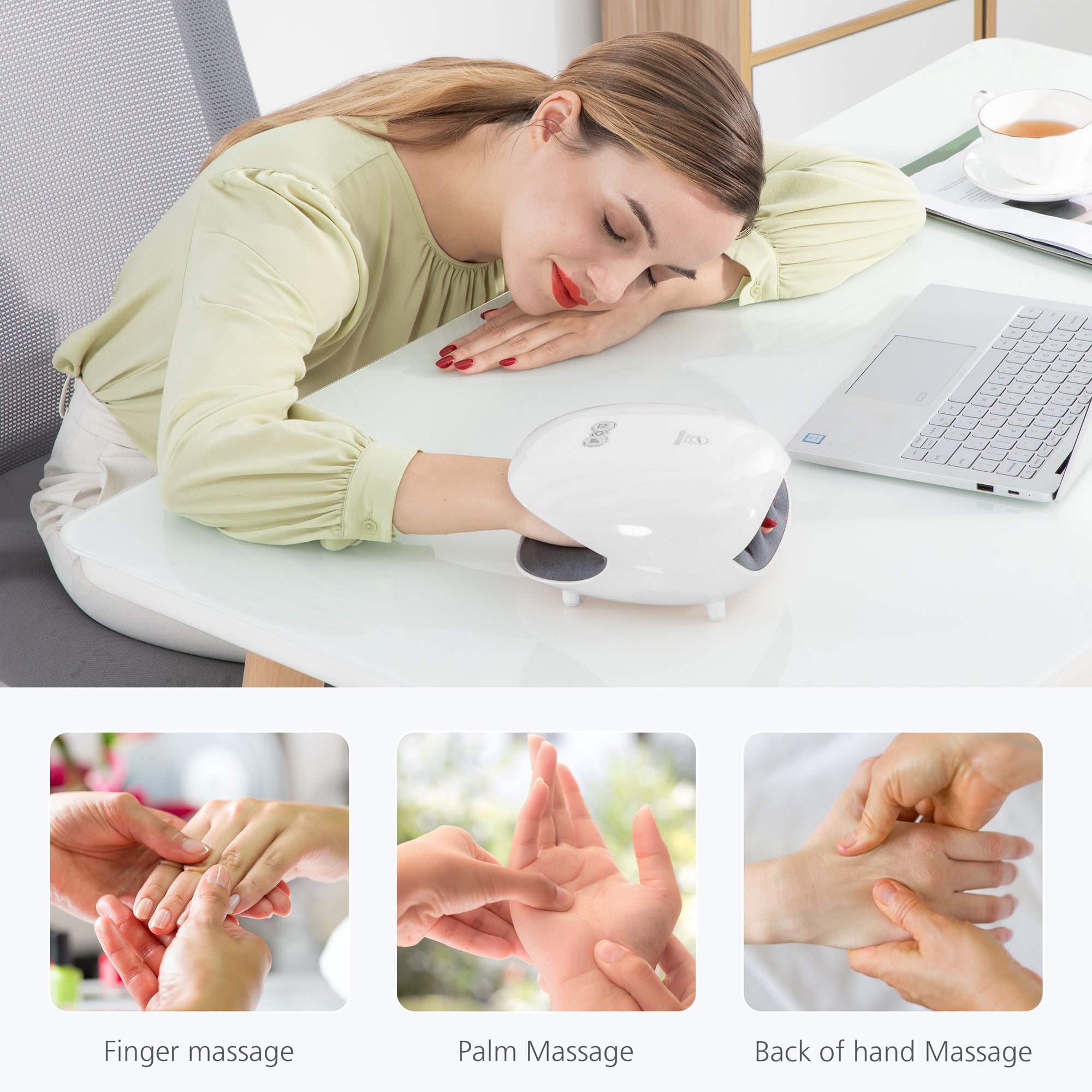 comfier-4803-masseur-de-main-sans-fil-avec-compression-3-niveaux-et-chauffage image 4