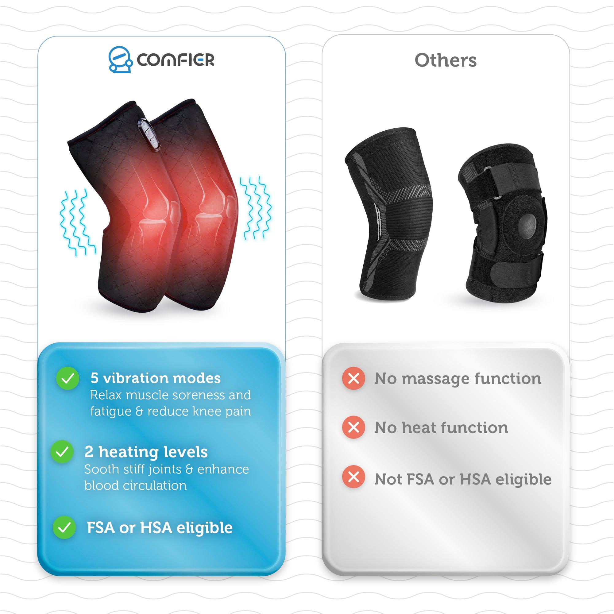 comfier-cf-5701-chauffe-genoux-masseur-avec-chaleur-et-vibration-bandage-de-geno image 3