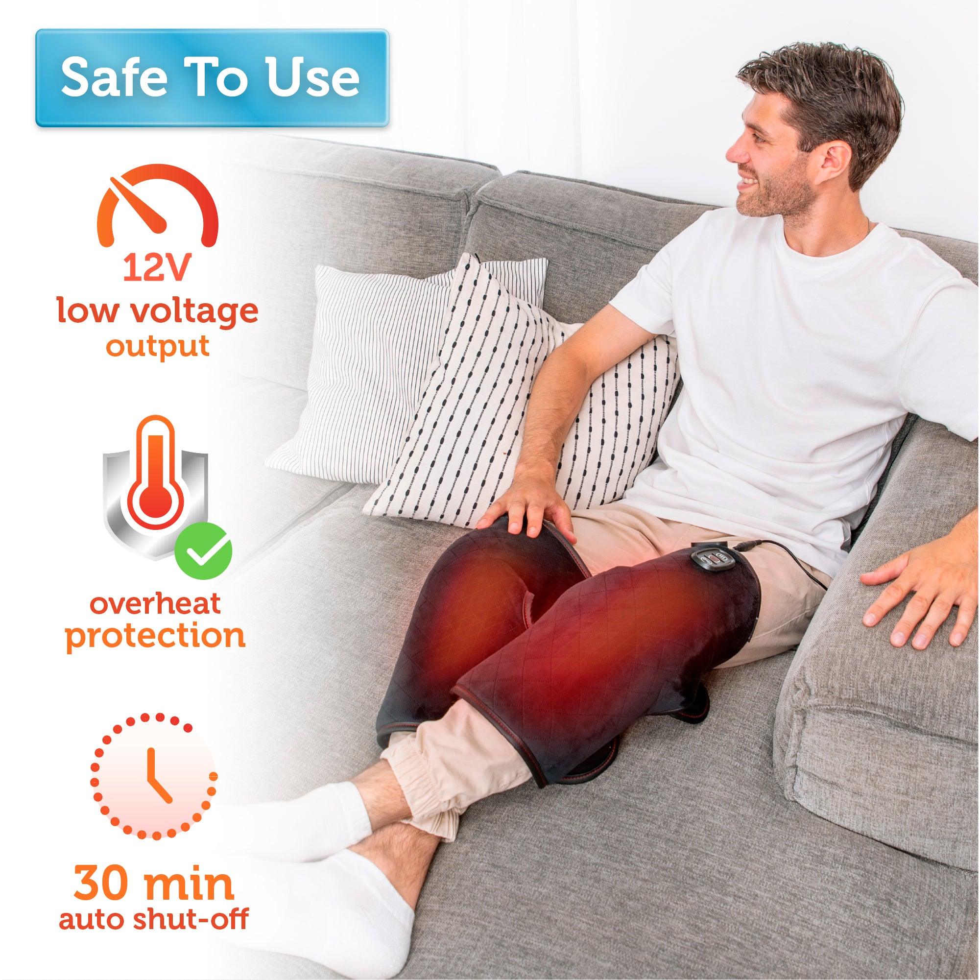 comfier-cf-5701-chauffe-genoux-masseur-avec-chaleur-et-vibration-bandage-de-geno image 6