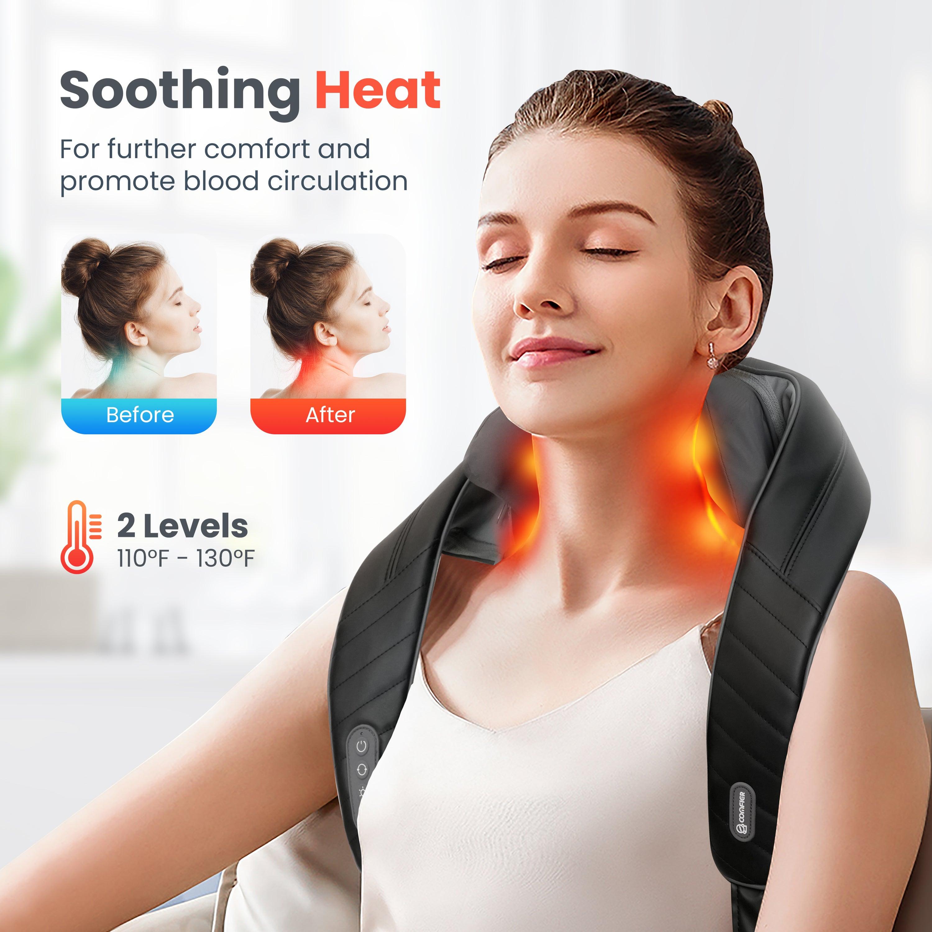 comfier-6812-masseur-de-nuque-sans-fil-avec-chauffage-shiatsu-rechargeable-usb-c image 3