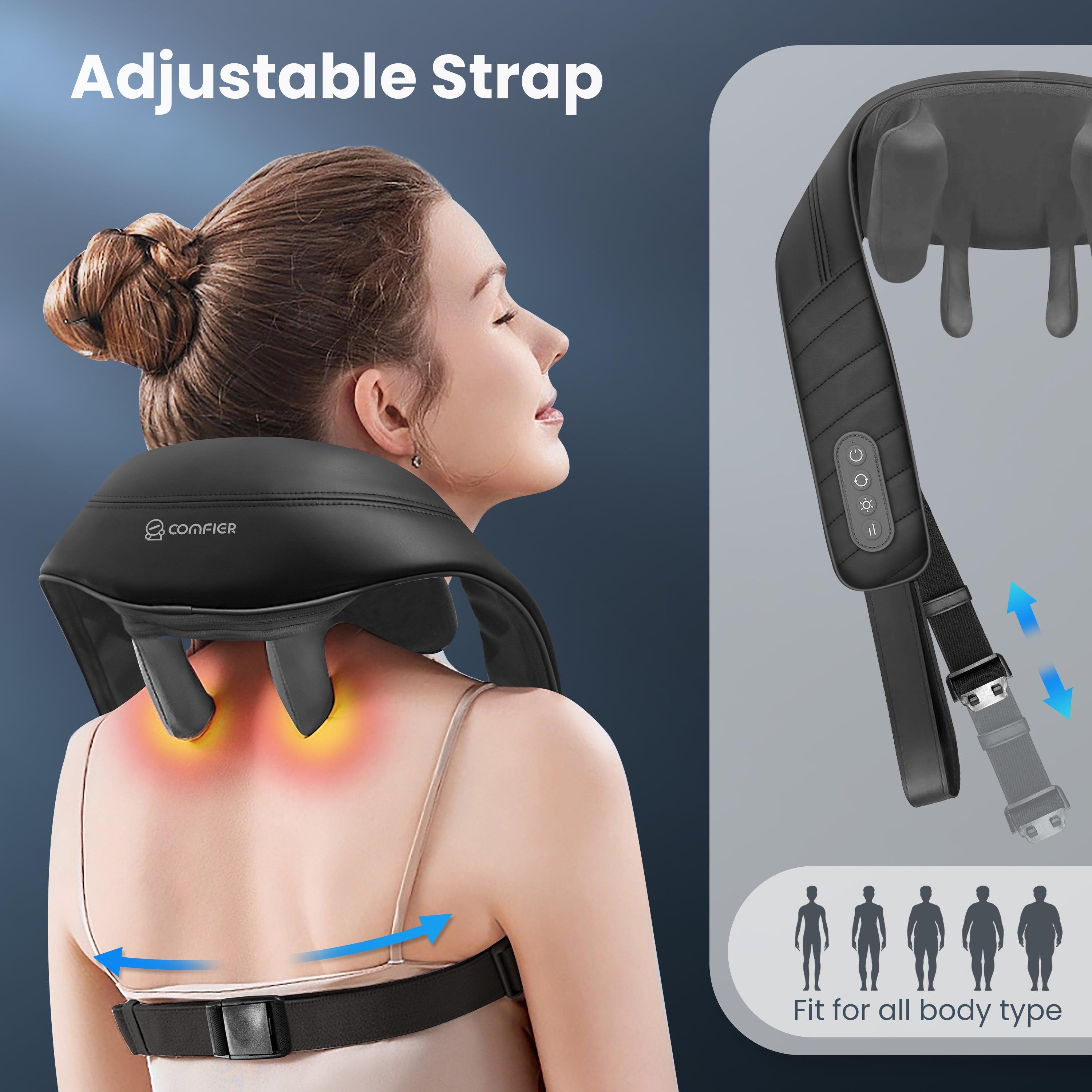 comfier-6812-masseur-de-nuque-sans-fil-avec-chauffage-shiatsu-rechargeable-usb-c image 8