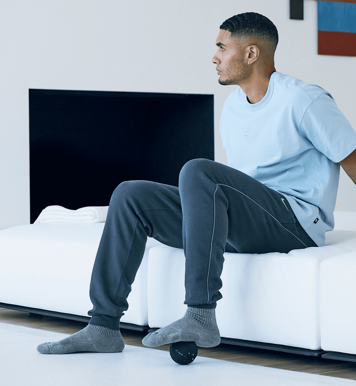hyperice-hypersphere-go-rouleau-de-massage-vibrant-compact-format-voyage-approuv image 3